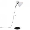 Lampa stojąca, 25 W, biała, 30x30x90-150 cm, E27