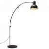 Lampa stojąca, 25 W, czarna, 150 cm, E27