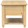 Stolik kawowy z szufladami Corona, 85x50x45 cm, drewno sosnowe