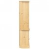 Kredens Corona, 74x38x170 cm, lite drewno sosnowe