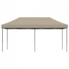 Składany namiot imprezowy typu pop-up, taupe, 580x292x315 cm