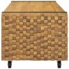 Stolik kawowy, 110x45x35 cm, lite drewno tekowe