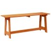 ławka ogrodowa  Akacja 119x35x47 cm Lite drewno sosnowe