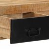 Konsola Stolik 100x35x75 cm lite drewno surowe mango