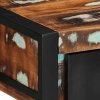 Konsola Stolik Wielokolorowy 100x35x75 cm Drewno lite odzyskane