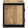 Szafka nocna 40x35x25 cm lite drewno surowe mango
