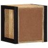 Szafki nocne 2 szt. 40x35x40 cm Drewno lite surowe Mango