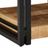 Szafki nocne, 2 szt., 40x40x50 cm, lite drewno surowe mango