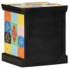 Szafka nocna 2 szt. Wielokolorowa 40x35x45 cm Drewno lite Mango