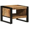 Stolik kawowy 50x50x38 cm lite drewno surowe mango
