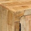 Szafka nocna 2 szt. 40x32x46 cm Drewno lite surowe mango