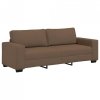 Sofa 3-osobowa, brązowa, 180 cm, tkaniną