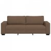 Sofa 3-osobowa, brązowa, 180 cm, tkaniną