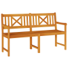 Ławka ogrodowa 150x56x90 cm z solidnego drewna akacjowego