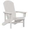 Krzesło Adirondack  Białe 74x82x91 cm HDPE