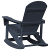 Krzesło Bujane Adirondack Granatowe 73.5x92x90 cm HDPE