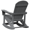 Fotel bujany Adirondack Jasnoszary 73.5x92x90 cm HDPE
