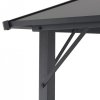 Altana ogrodowa z zadaszeniem, aluminiowa, 3 x 3 m, antracytowa