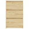 Szafki nocne, 2 szt., 40x29,5x64 cm, lite drewno sosnowe