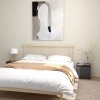 Szafki nocne, 2 szt., szare, 40x30,5x40 cm, lite drewno sosnowe