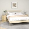 Szafki nocne, 2 szt., 40x31x50 cm, lite drewno sosnowe