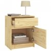 Szafki nocne, 2 szt., 40x31x50 cm, lite drewno sosnowe
