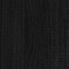 Szafki nocne, 2 szt., czarne, 40x31x50 cm, lite drewno sosnowe