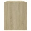 Szafka pod TV, dąb sonoma, 130x35x50 cm materiał drewnopochodny