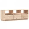 Szafka pod telewizor, 140x37x50 cm, lite drewno sosnowe