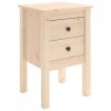 Szafka nocna, 40x35x61,5 cm, lite drewno sosnowe