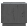 Stolik kawowy, szary, 120x50x40,5 cm, lite drewno sosnowe