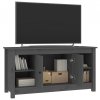 Szafka pod telewizor, szara, 103x36,5x52 cm, drewno sosnowe