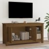 Szafka pod TV, miodowy brąz, 103x36,5x52 cm, drewno sosnowe