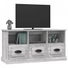 Szafka pod TV, szary dąb sonoma, 100x35x50 cm