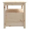 Stolik kawowy, 71x49x55 cm, lite drewno sosnowe