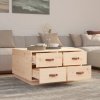 Stolik kawowy, 80x80x45 cm, lite drewno sosnowe