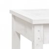 Ławka ogrodowa, biała, 109x44x45 cm, lite drewno sosnowe