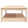 Stolik ogrodowy, 121x82,5x45 cm, lite drewno sosnowe