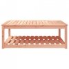 Stolik ogrodowy, 121x82,5x45 cm, lite drewno daglezjowe