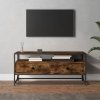 Szafka pod TV, przydymiony dąb, 100x35x45 cm