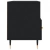 Szafka pod TV, czarna, 102x36x50 cm, materiał drewnopochodny