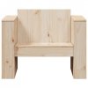 Fotel ogrodowy, 79x60x62 cm, lite drewno sosnowe