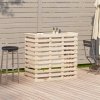 Stolik barowy do ogrodu, 113,5x50x103 cm, lite drewno sosnowe