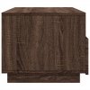 Stolik kawowy z oświetleniem LED, brązowy dąb, 90x49x40 cm