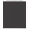 Szafki pod telewizor, 2 szt., czarne, 67x39x44 cm, stalowe