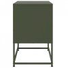 Szafka pod telewizor, oliwkowa, 68,5x39x60,5 cm, stalowa