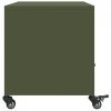Szafka RTV, oliwkowa, 68x39x43,5 cm, stal