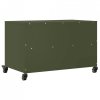 Szafka RTV, oliwkowa, 68x39x43,5 cm, stal