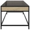 Stolik kawowy z LED Infinity, dąb sonoma, 90x50x41 cm