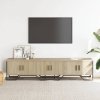Szafka pod TV, dąb sonoma, 180x34x41 cm materiał drewnopochodny